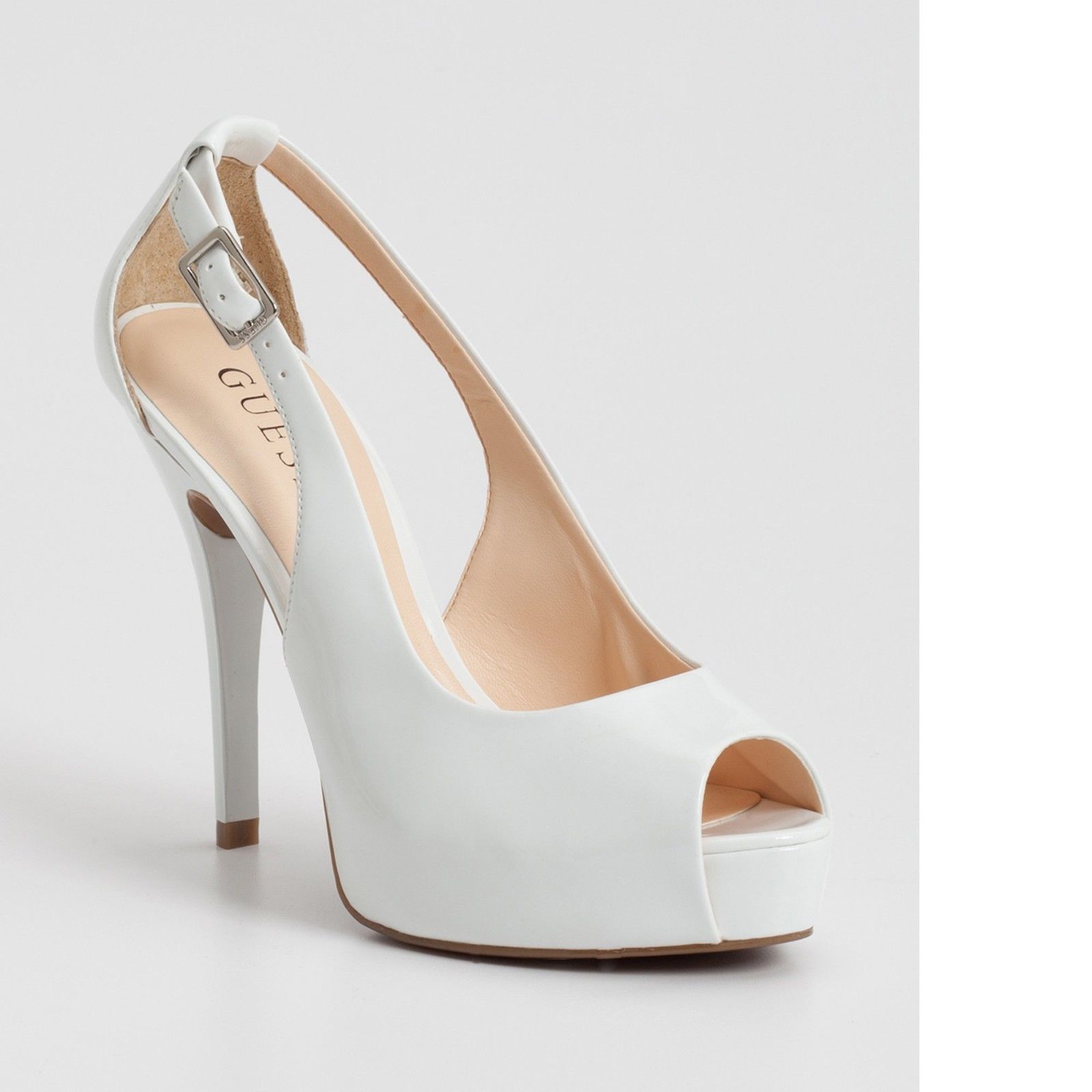 GUESS Heels WHite